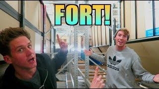 ULTRA HUGE FORT IN THE RAFTERS!