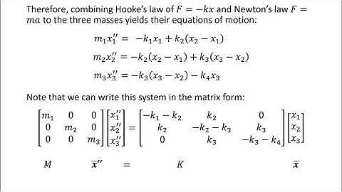 An Introduction to Second-Order Systems and Mechanical Applications