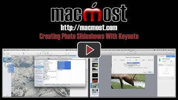 Creating Photo Slideshows With Keynote (#991)