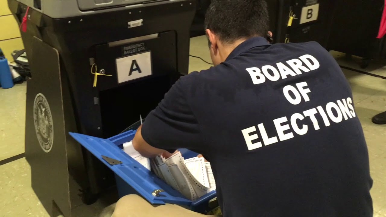 Scanners at polling places all over NYC are breaking on Election Day 