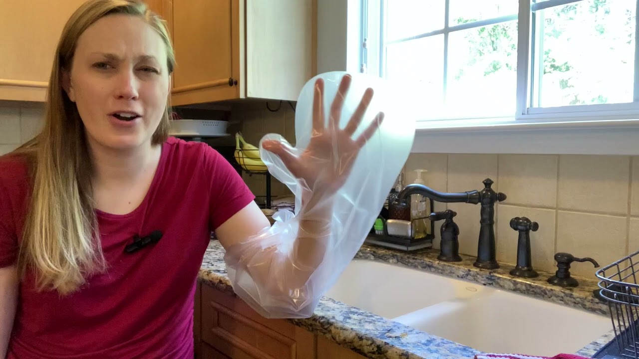 Review of the 100% Waterproof Cast Cover Arm Adult - Reusable Full Size Cast Covers for Shower