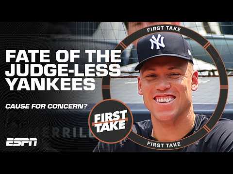 CONCERN LEVEL for the Yankees WITHOUT Aaron Judge 😳📈 | First Take
