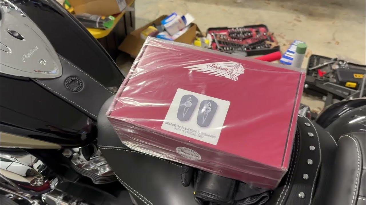 Unboxing & Install Of Indian Passenger Floorboard Insert On Indian