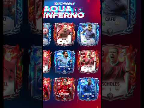 Players week 3 In Event aqua💧 Vs inferno🔥 in FC Mobile #footballshorts #fcmobile #fc25