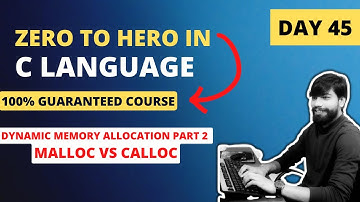 Day 45 - Dynamic memory allocation part 2 | LIVE Zero to Hero in C language (FREE)