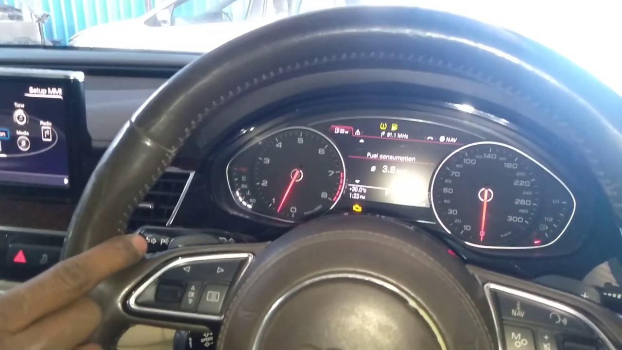 Audi A8 Tyre pressure reset by we care auto repair YouTube