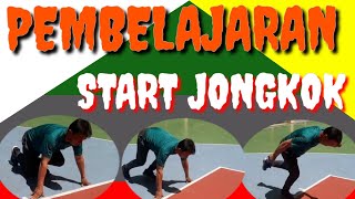 Pembelajaran Start Jongkok (atletik)