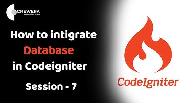 how to integrate database in codeigniter in hindi #phpmvc #database #codeigniterdatabase