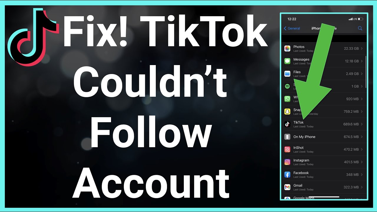 TikTok Couldn't Follow Account!