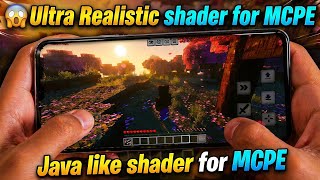 Best Realistic shader for MCPE 1.21 -1.26+ || #shaders #mcpe #minecraft #texturepack  