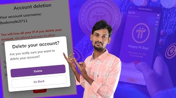 how to delete pi network account permanently | Account Deletion in Pi Network in telugu 2025