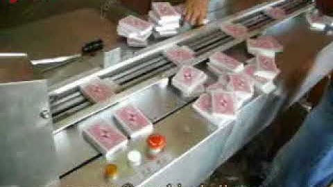 Transparent Film Playing Cards Overwrapping Machine Youtube Video