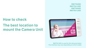 Check the best location to mount the Camera Unit - VTech RM7754HD RM7764HD and more