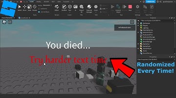 Roblox How To | Randomized Text (Death Screen)