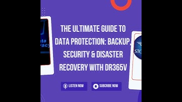 🔒 The Ultimate Guide to Data Protection: Backup, Security & Disaster Recovery with DR365V