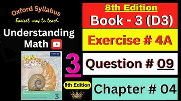 D3 Chapter # 04 Ex:4A Question # 09 | Law of Indices | Think New Syllabus Mathematics 8th Edition