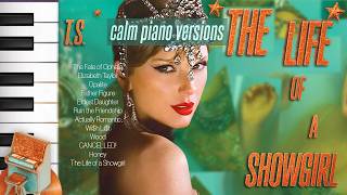 Taylor Swift - The Life of a Showgirl | 50 mins of calm piano 🎹🧡
