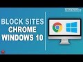 How To Block Websites On Google Chrome Windows 10 | VERY EASY