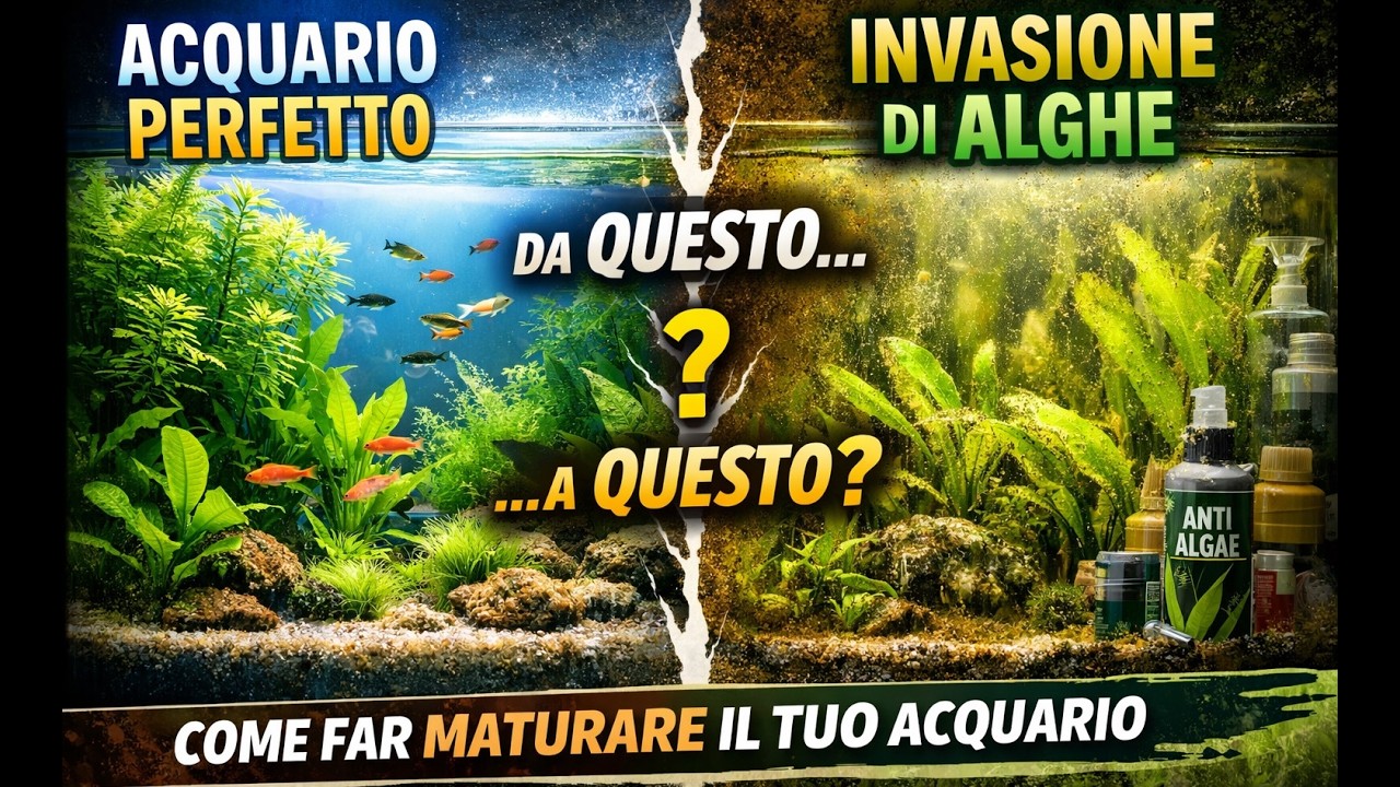 Se hai alghe, il tuo acquario sta facendo QUESTO