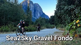 Sea2Sky Gravel Fondo Bike Race. Squamish BC 🇨🇦