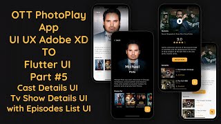 #5 Exploring TV Show Details & Cast Details in an OTT App | Flutter Tutorial screenshot 2