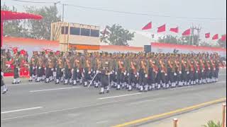 The Madras Regt Marching Contingent At Army Day Parade Dress Rehearsal 2026