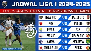 ⚽🔥 Jadwal Liga 1 2024-25 Pekan 30 | Arema vs Persebaya