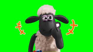 Cartoon Sheep Green Screen 4K Video