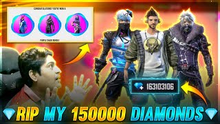 😭 150000 Lakh Diamond 1 Dress Opening Purple Shade | Garena Free Fire