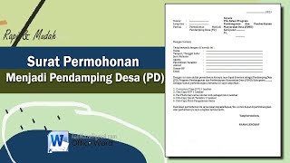 Surat Permohonan Menjadi Pendamping Desa