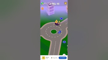 This is a intersection number 6. Roundabout type. #automobile #roadsafety #games #driver #learning