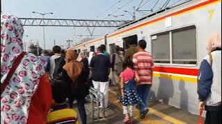 SERU!!! NAIK KERETA API KRL DARI STASIUN DEPOK BARU KE STASIUN BOGOR