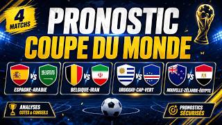 World Cup Predictions: Spain vs. Saudi Arabia, Belgium vs. Iran, Uruguay vs. Cape Verde, New Zeal...