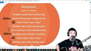 Tukang Sayur Lagu Ciptaan At Mahmud Buku Tematik Kelas 3  Tema 7 Halaman 24