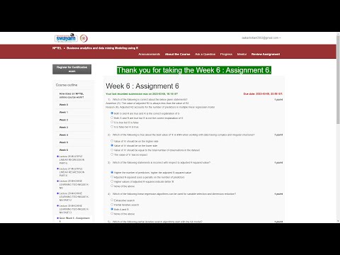 Assignment 6 | Business analytics and data mining Modeling using R | NPTEL -2K23 | DATA Science