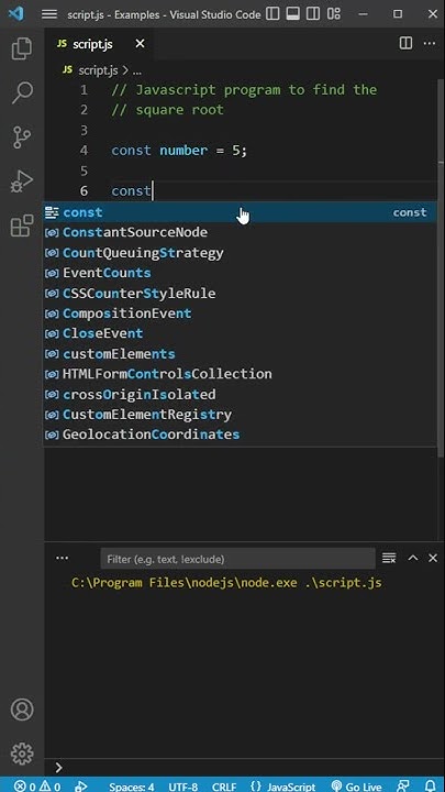 JavaScript Program to Find the Square Root - YouTube