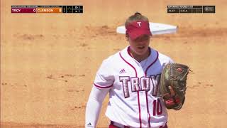 Troy vs Clemson (Site 3 / Game 1) | NCAA Women Softball May 21,2021