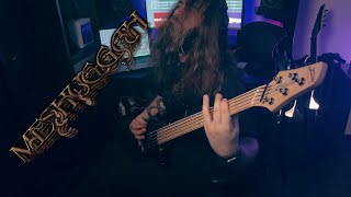 Meshuggah - Straws Pulled At Random Guitar Cover By Raljarn With Low F Bass