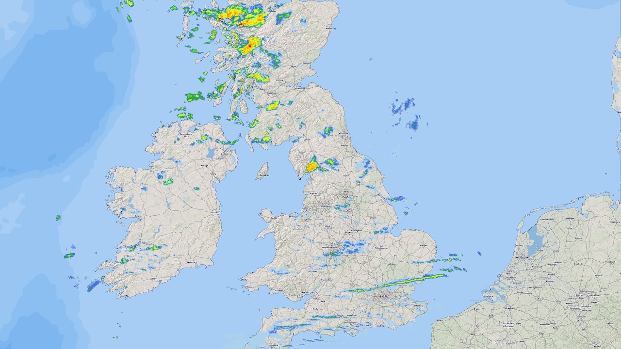 UK Rain Radar - 2020/02/23 - YouTube