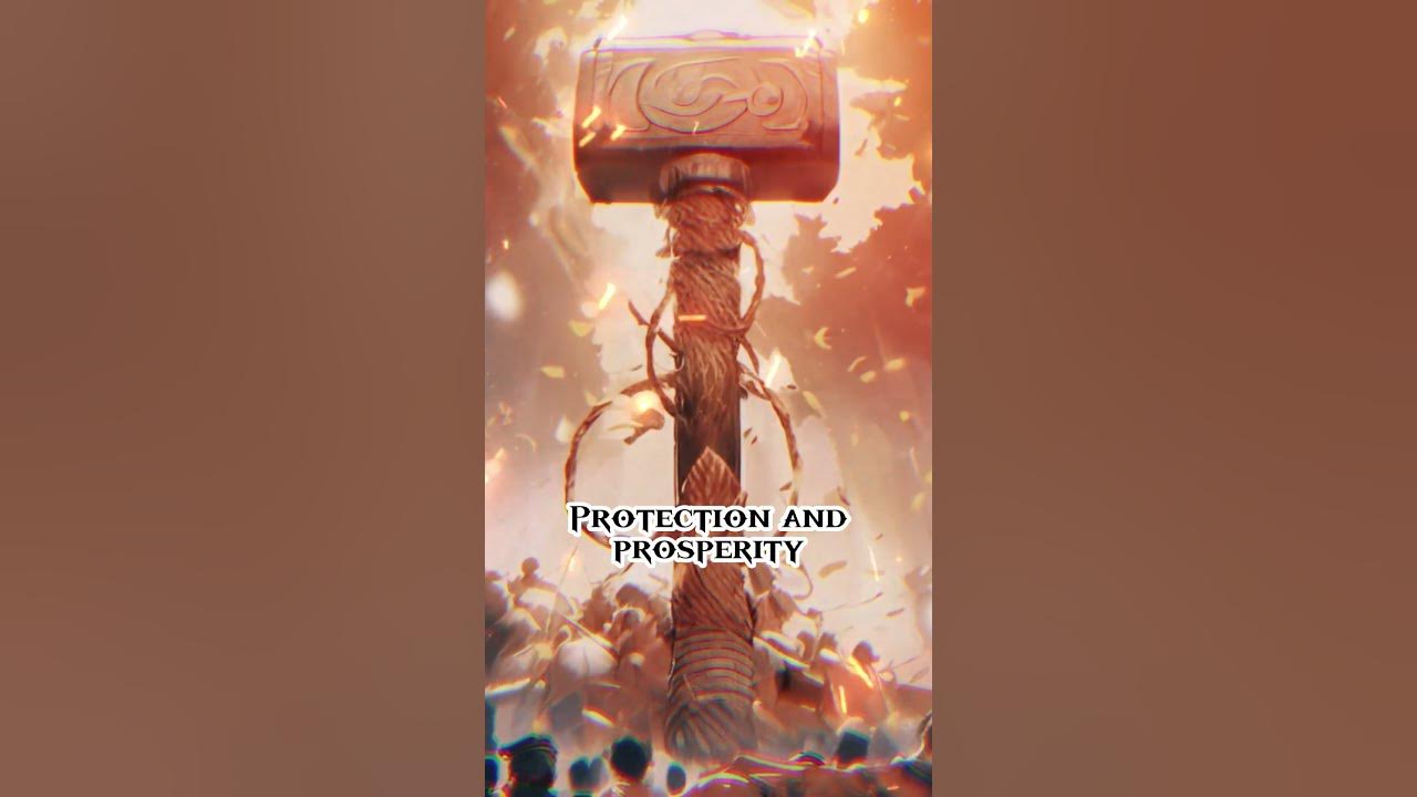 Mjolnir Unveiled Thor's Hammer and its Mysteries in Norse Mythology(06)