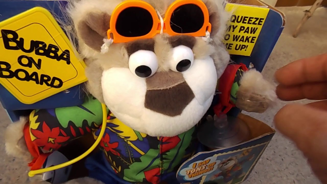 $20 O.B.O. - “Bubba on Board” talking stuff animal (inside car