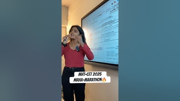 Marathon 2025 Day 1 | MHT-CET 2025 #shorts #marathon #mhtcet 📚🔥