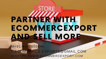 eCommerce Export :eCommerce Sales channels available for selling Products on the internet