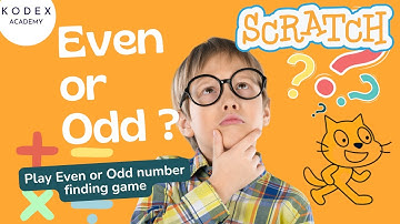 How to make a Number finder game in Scratch | Even or Odd Number Game in Scratch - by Kodex Academy