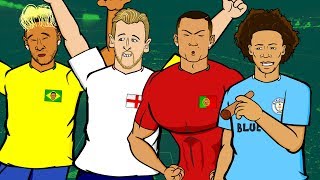 WORLD CUP 2018 GROUP STAGE REACTION!  GOGGLE IN THE BOX  442oons ft Neymar, Kane, Ronaldo!