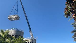 Time Lapse: Installing a Roof Top Pool in Sarasota, FL.