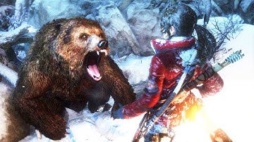 E3 2015: Rise of the Tomb Raider Gameplay Trailer (Square Enix Conference) HD