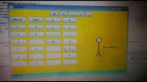 HangMan Game in JAVA