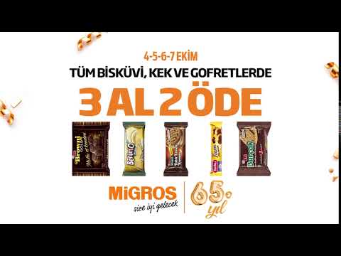 Migros'ta Tüm Bisküvi, Kek ve Gofretlerde 3 Al 2 Öde! - Migros'ta Tüm Bisküvi, Kek ve Gofretlerde 3 Al 2 Öde!