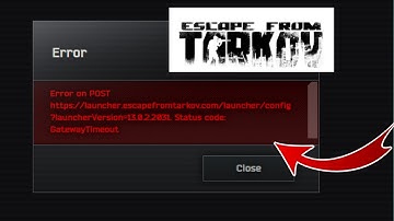 Escape from Tarkov Error on Post |Escape from Tarkov  Server down  Escape from Tarkov Game is workin